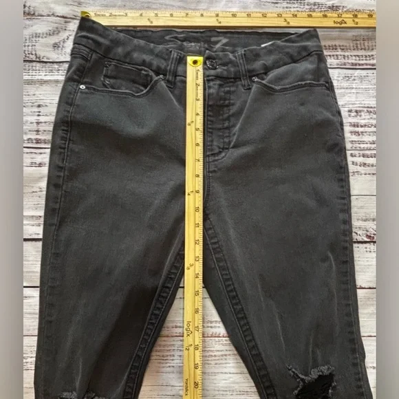 Women’s Seven7 Distressed Denim High Rise Skinny Jeans - Picture 6 of 15